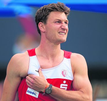 ROEHLER Thomas verletzte sich im ersten Durchgang DLF Deutsche Leichtathletik Meisterschaften 2021 in Braunschweig 1.Tag